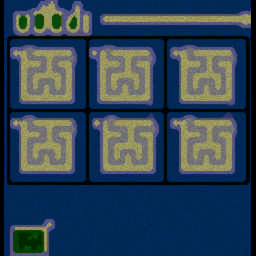 Drowning TD v2.6 minimap