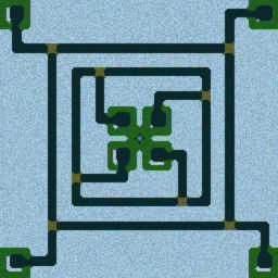 Green Team Circle TD 4.0 minimap
