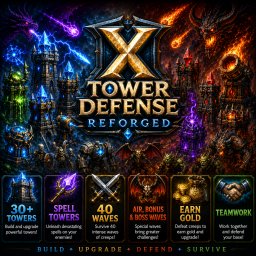 X Tower Defense: Reforged 0.2.0 Beta minimap