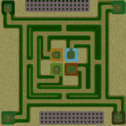 Green Circle TD Chicken V2.1 minimap